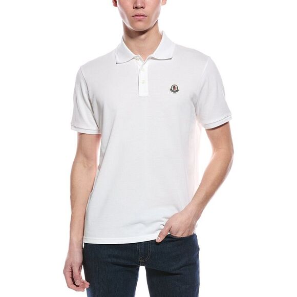 Moncler MensPolo Shirt, Black